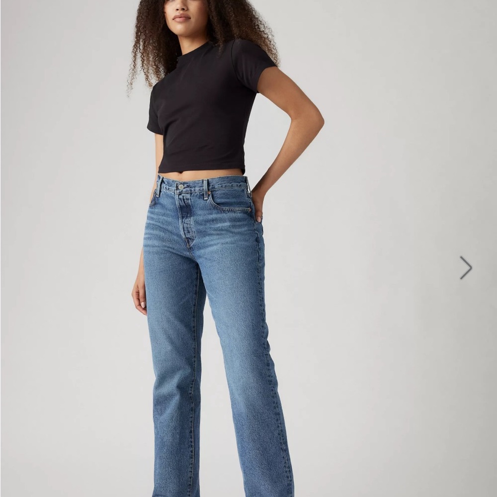 Levi's Women's Straight Leg Blue Jeans